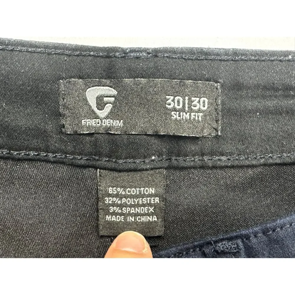 Fried- Men's Slim Fit Navy Blue Stretch Denim Jeans - Size‎ 30x30 (32x29)*